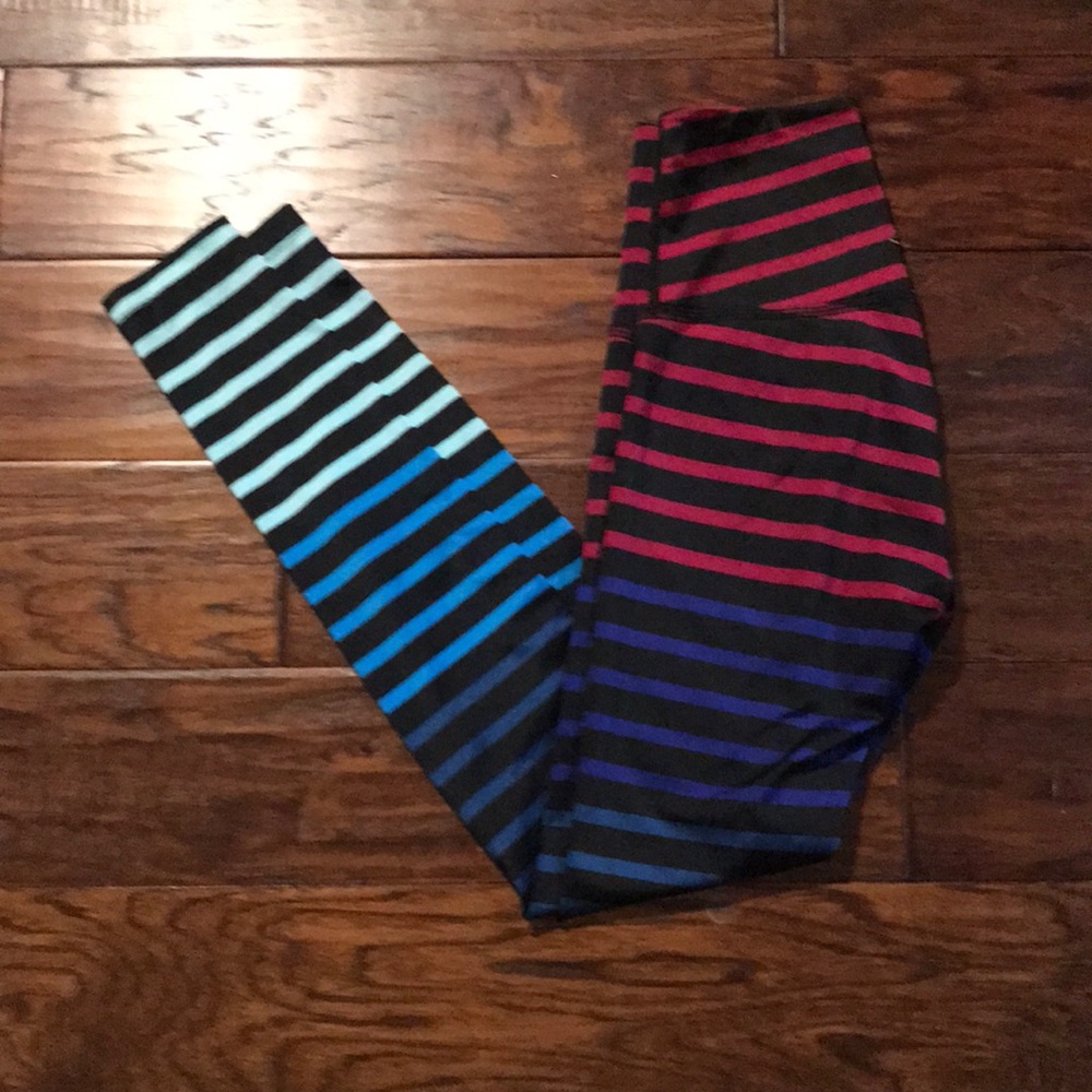 Beyond Yoga High Waist Ombré Ankle Leggings, Small